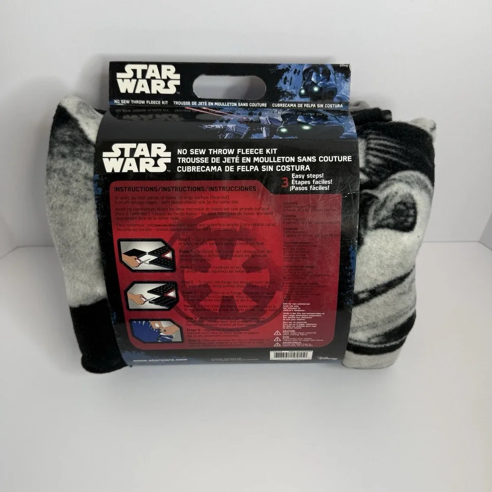 Star Wars Rogue One Stormtrooper Imperial Army No Sew Throw Kit 43